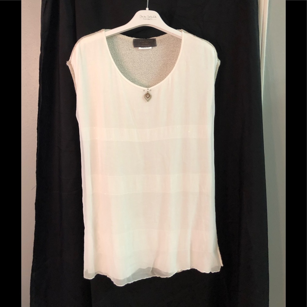 Elisa Cavaletti off-white shell